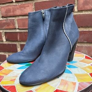 ECCO Blue Leather Booties EU39